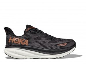 Hoka Glide Clifton 9 1127896-BCPPR Γυναικεία Αθλητικά Παπούτσια Running Μαύρα
